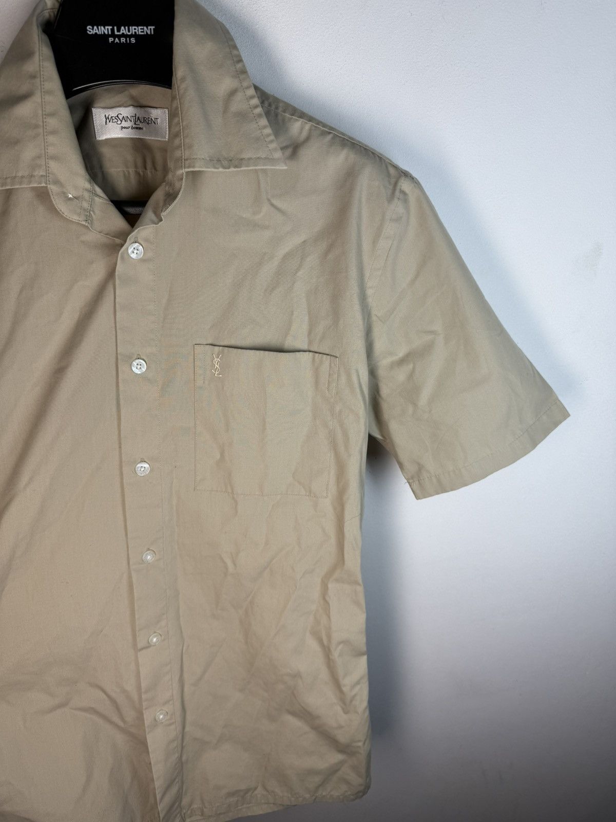 Summer YSL Shirt Beige Old Money