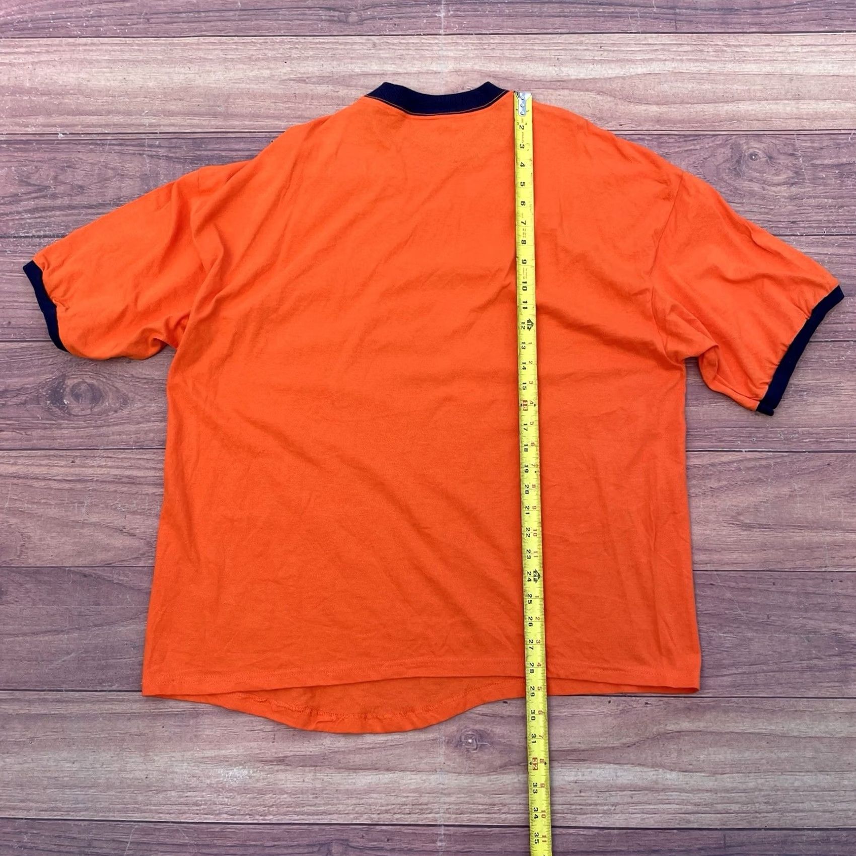 Delta VINTAGE Bob Dylan Orange Ringer Shirt Mens 2XL Delta Tour Music Band Concert Shirt Size US XXL / EU 58 / 5 - 5 Thumbnail