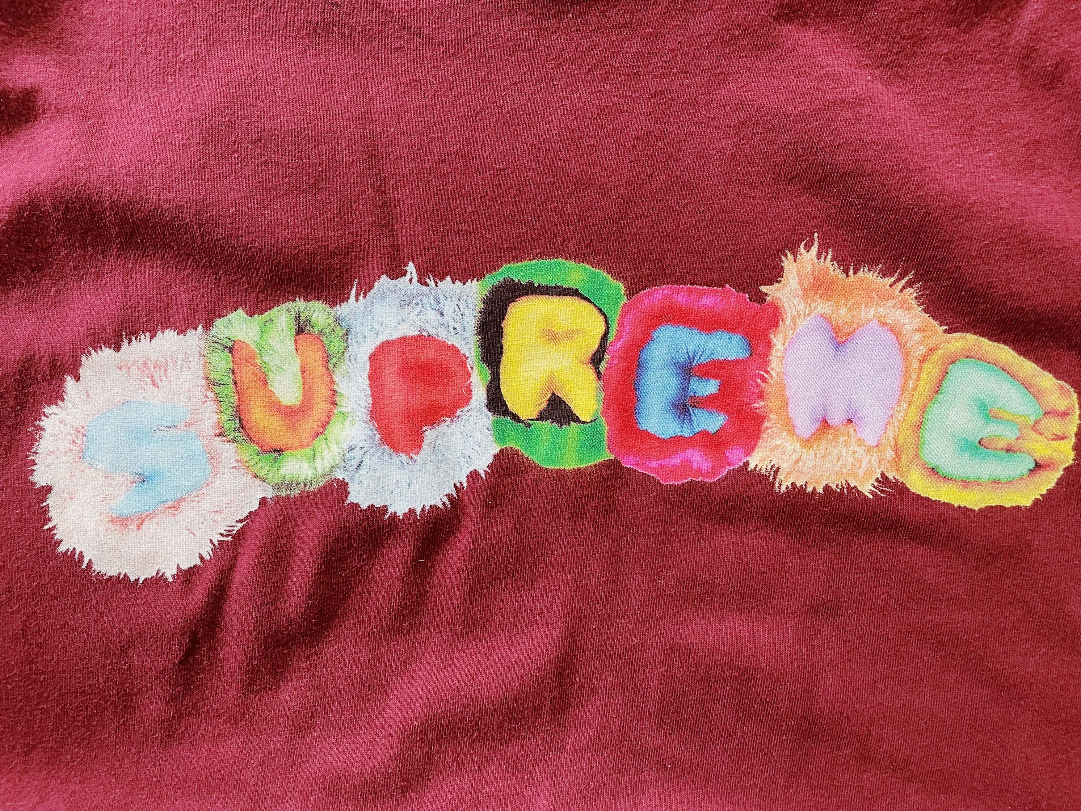 Supreme Supreme Pillows T-shirt Burgundy Size US XL / EU 56 / 4 - 3 Thumbnail