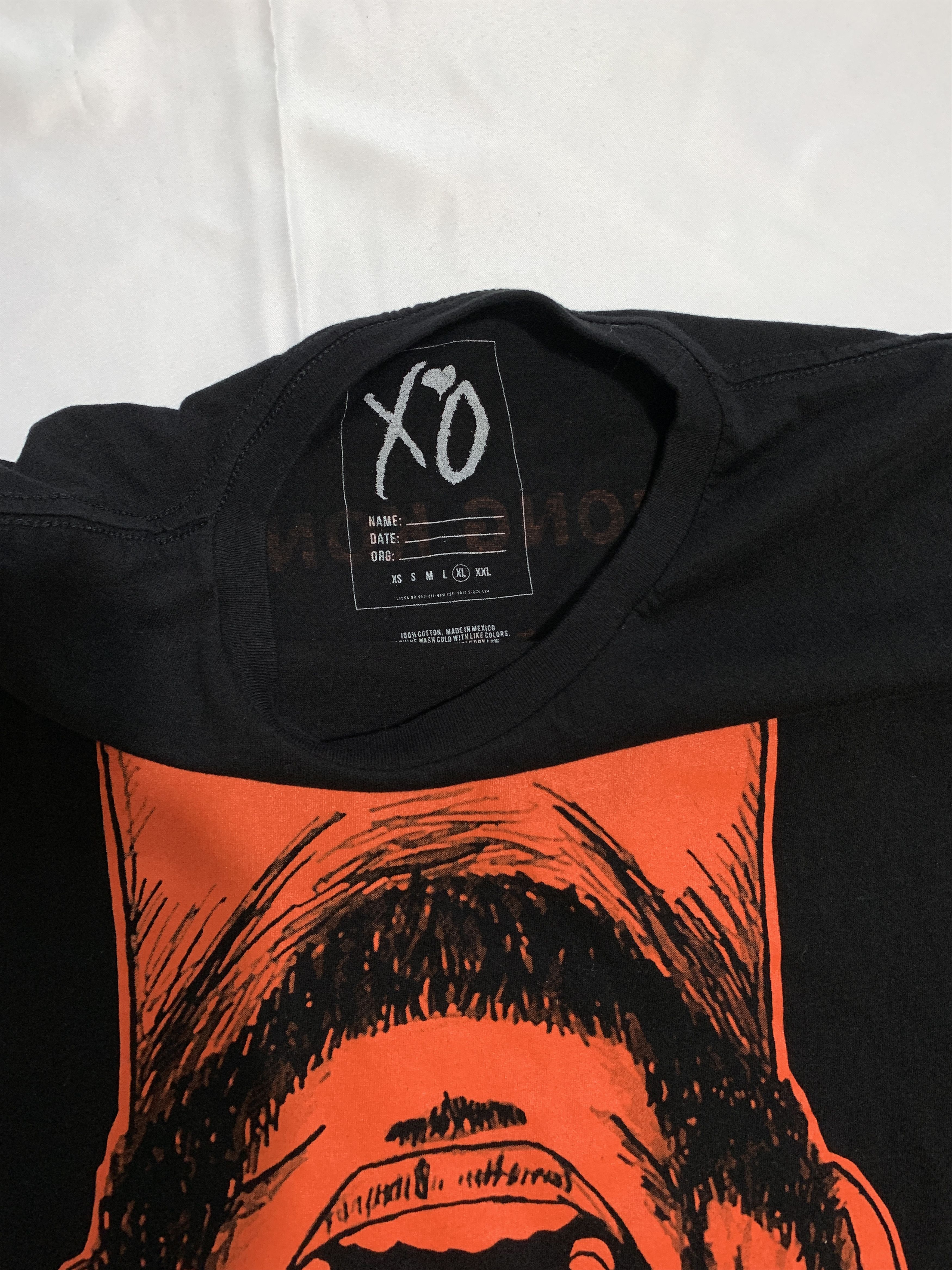 The Weeknd Abel The Killer XO Japan Tokyo Exclusive T-shirt