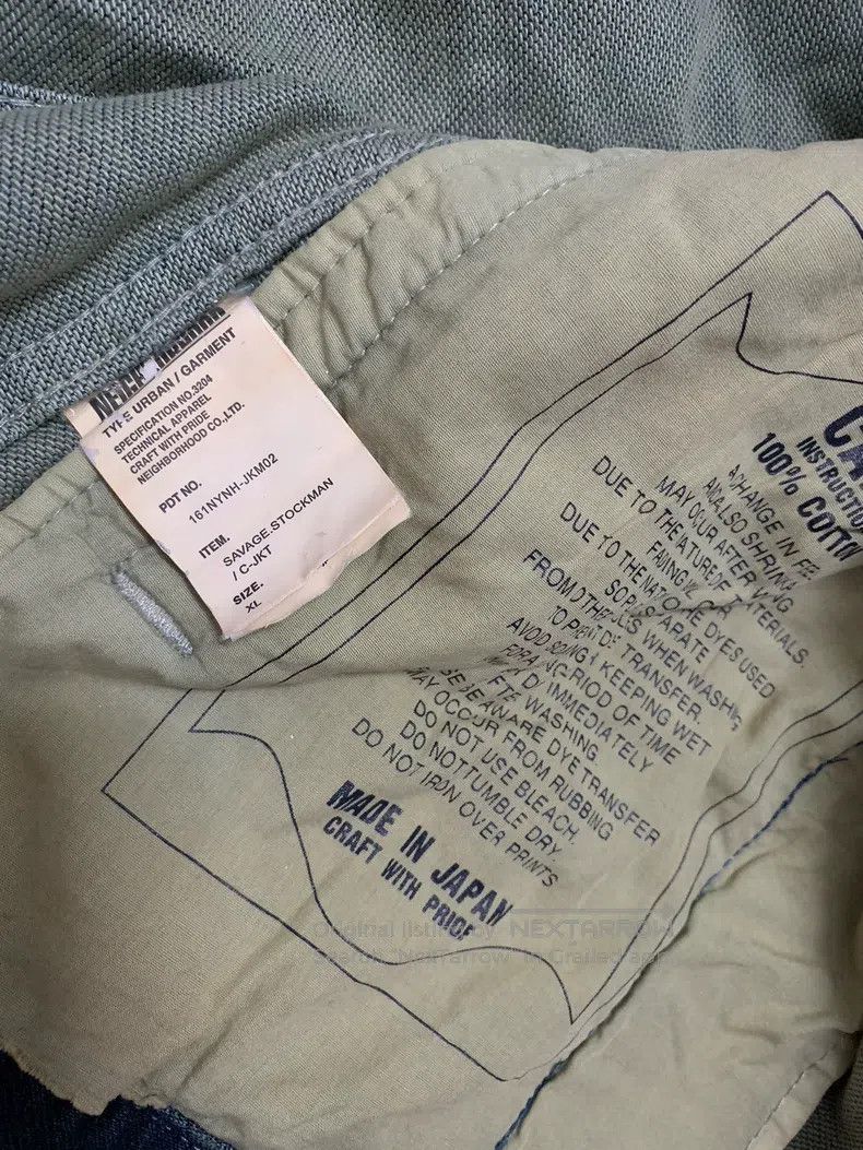 Neighborhood Neighborhood Distressed Destroyed Faded Lapel Single Breas Size US XL / EU 56 / 4 - 7 Thumbnail