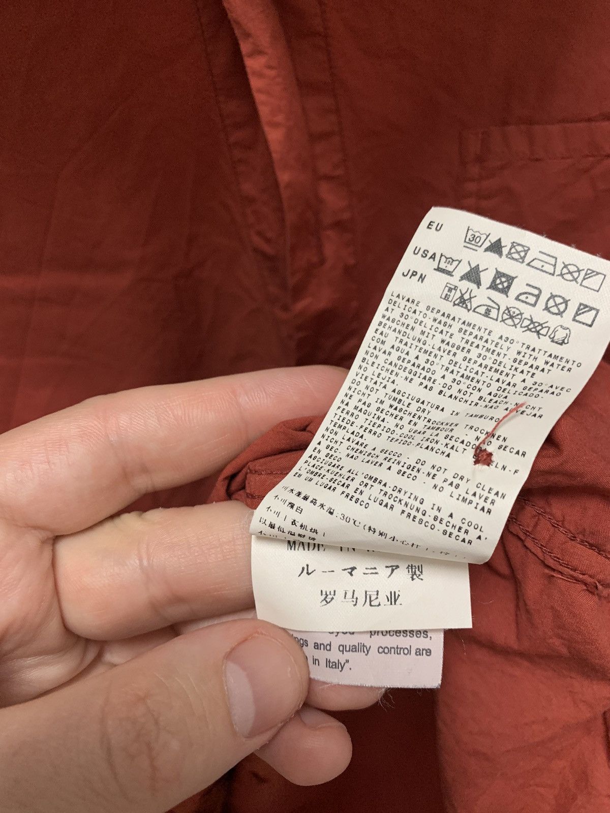 Stone Island Stone Island vintage shirt 1990th L SI Massimo Osti Size US L / EU 52-54 / 3 - 8 Thumbnail