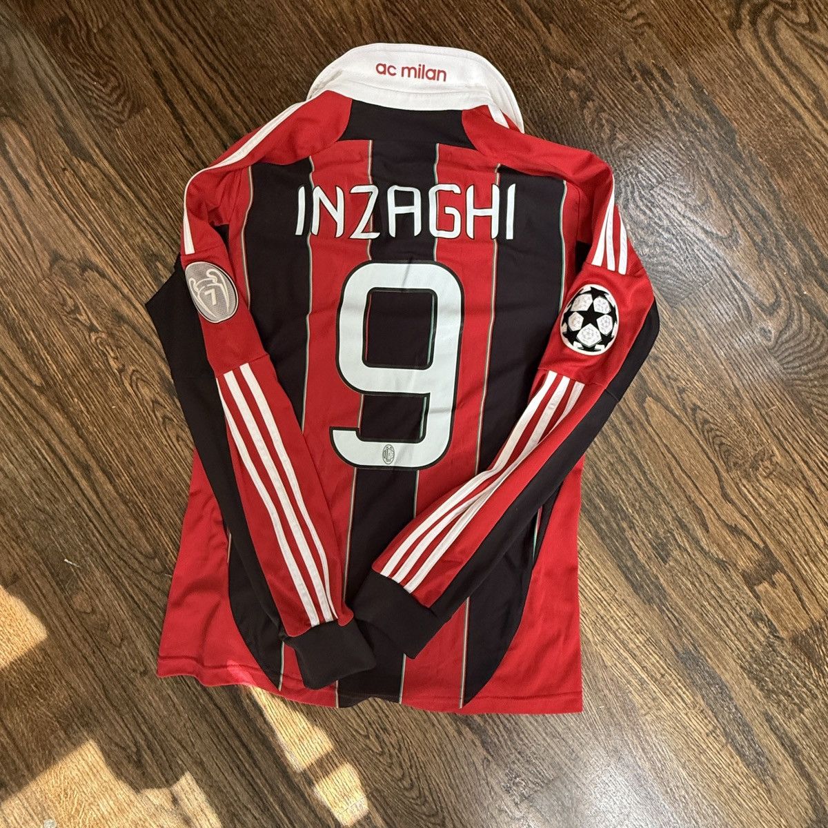 12/13 AC Milan Home LS #9 Inzaghi