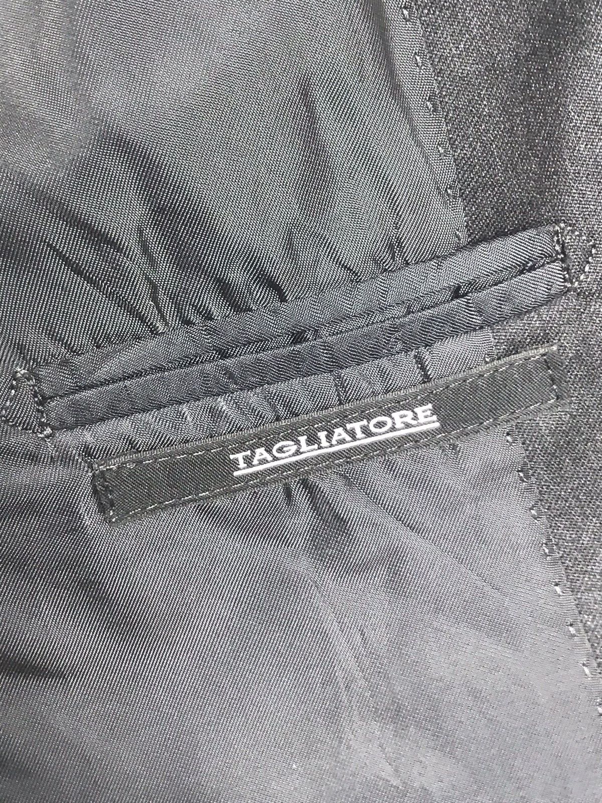 Designer × Tagliatore ⚡️Luxury Tagliatore Black Single Breast Size 46R - 8 Thumbnail