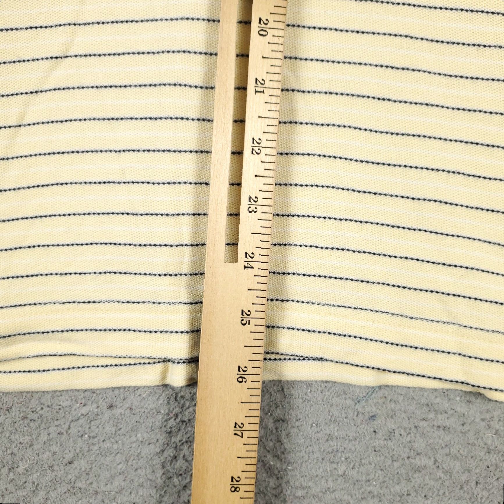 Nautica Nautica Polo Shirt Mens XL Yellow Striped Casual Short Sleeve Adult Size US XL / EU 56 / 4 - 4 Thumbnail