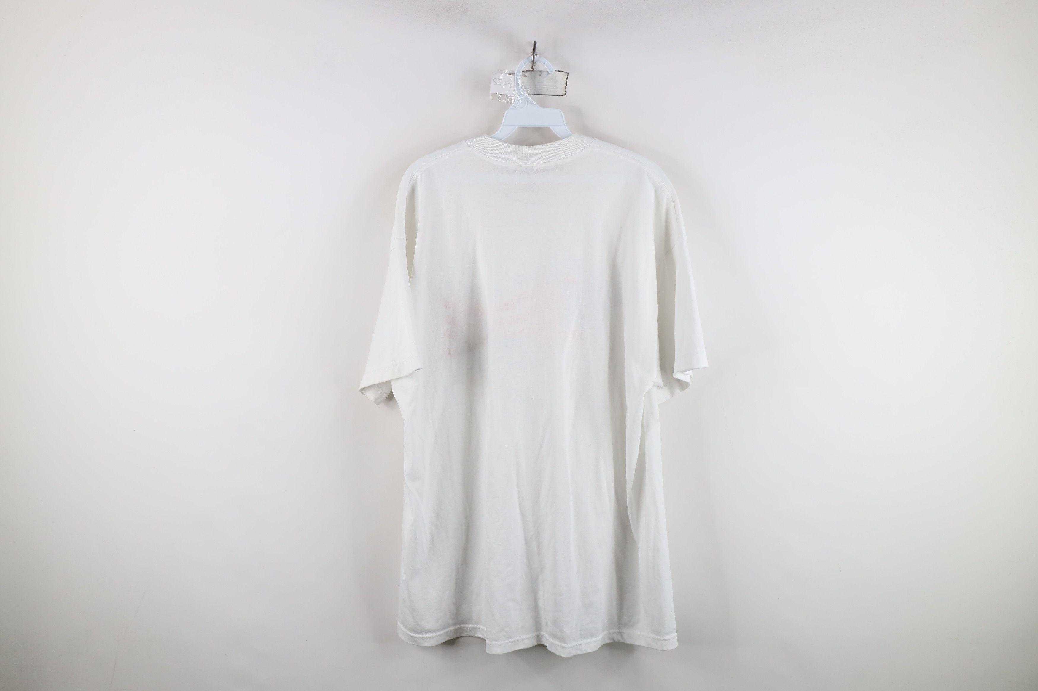 Vintage Vintage 90s Streetwear City Cloggers Tap Dance T-Shirt White Size US XXL / EU 58 / 5 - 11 Thumbnail