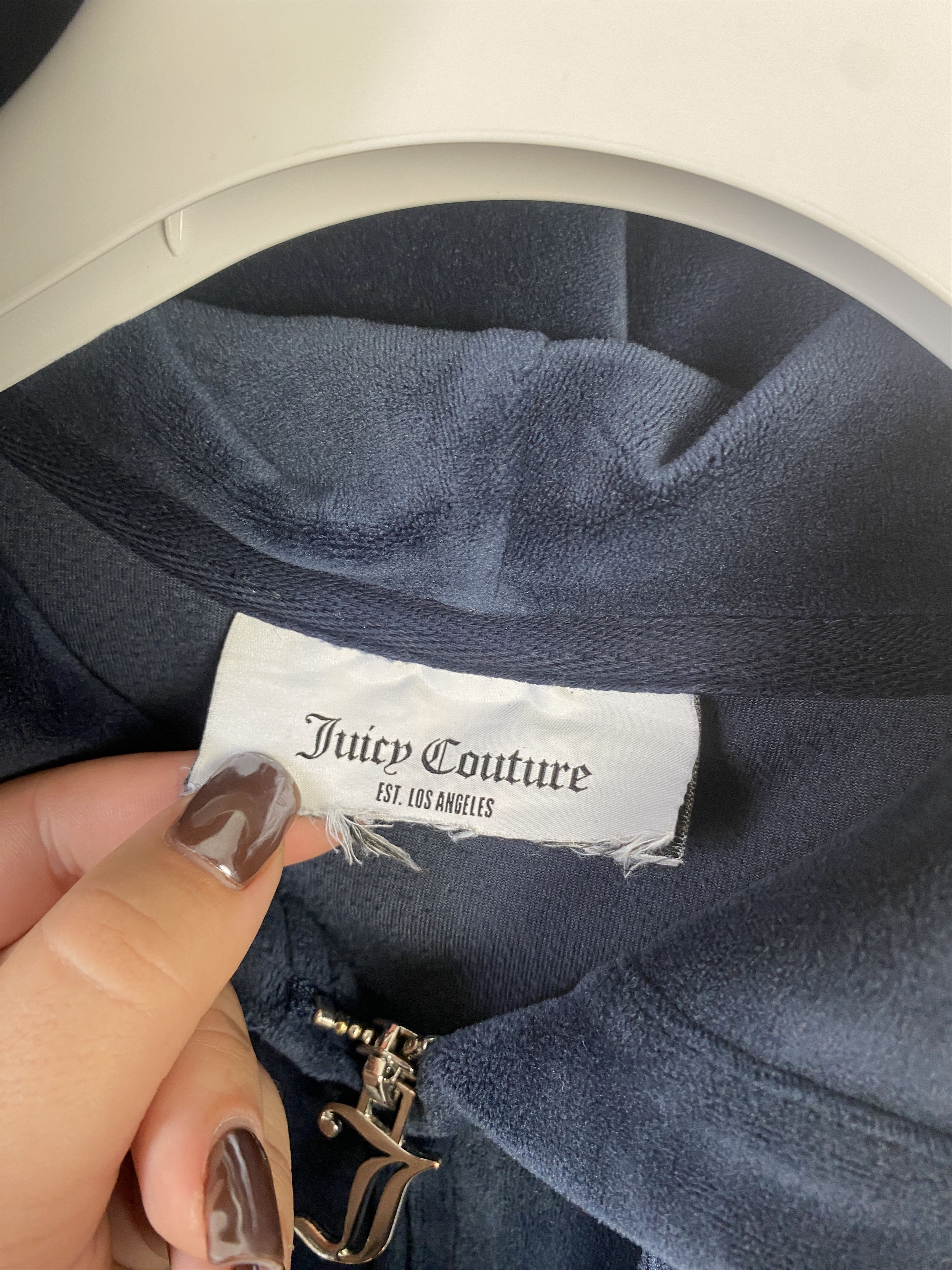 Juicy Couture Juicy Couture velvet velour zip-up hoodie y2k 00s Size L / US 10 / IT 46 - 3 Thumbnail