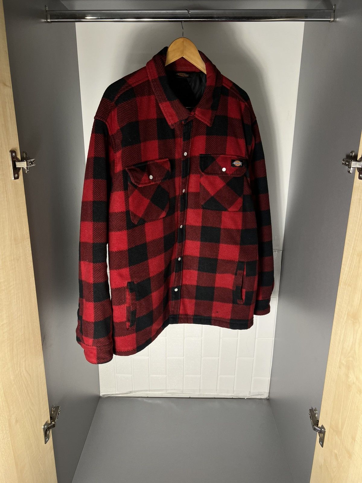 Dickies VINTAGE DICKIES FLANNEL SHERPA JACKET CASUAL DESIGNER 90s Size US XXL / EU 58 / 5 - 6 Thumbnail