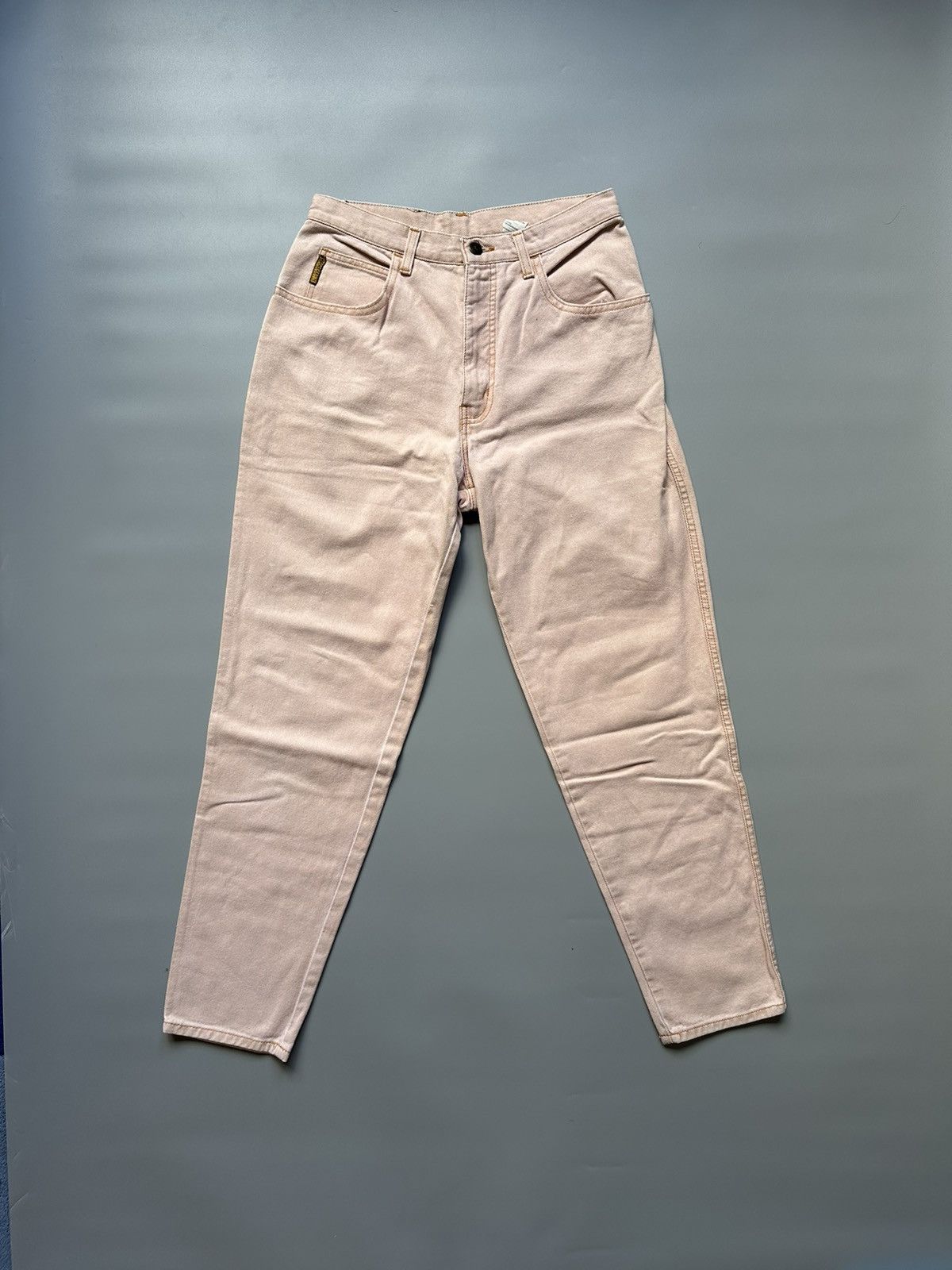 Armani Vintage ARMANI Jeans 90s Washed Denim Peach Colour Size 32 Size US 32 / EU 48 - 2 Thumbnail