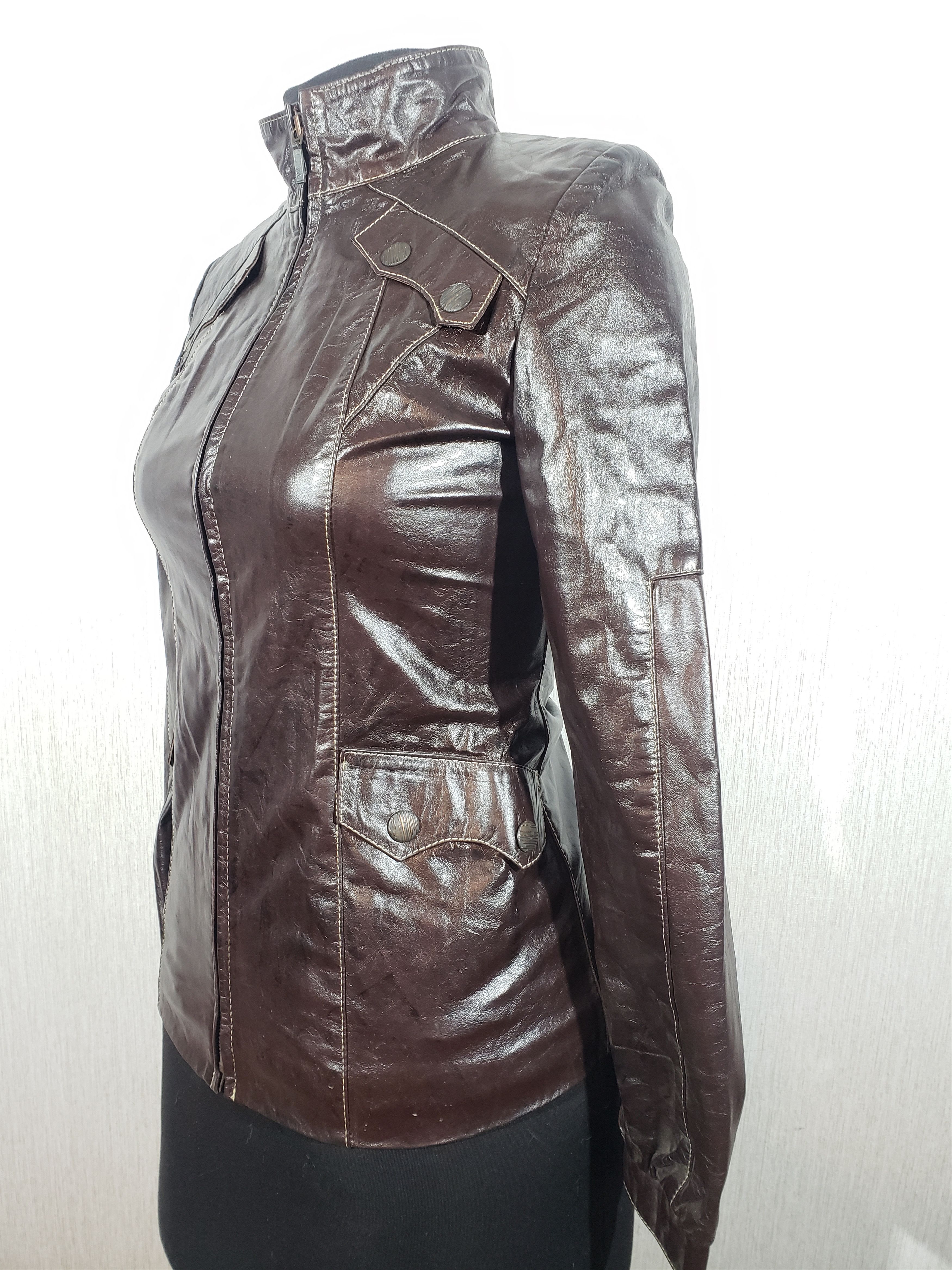 Other Stylish brown sports women's jacket. Size M / US 6-8 / IT 42-44 - 2 Thumbnail