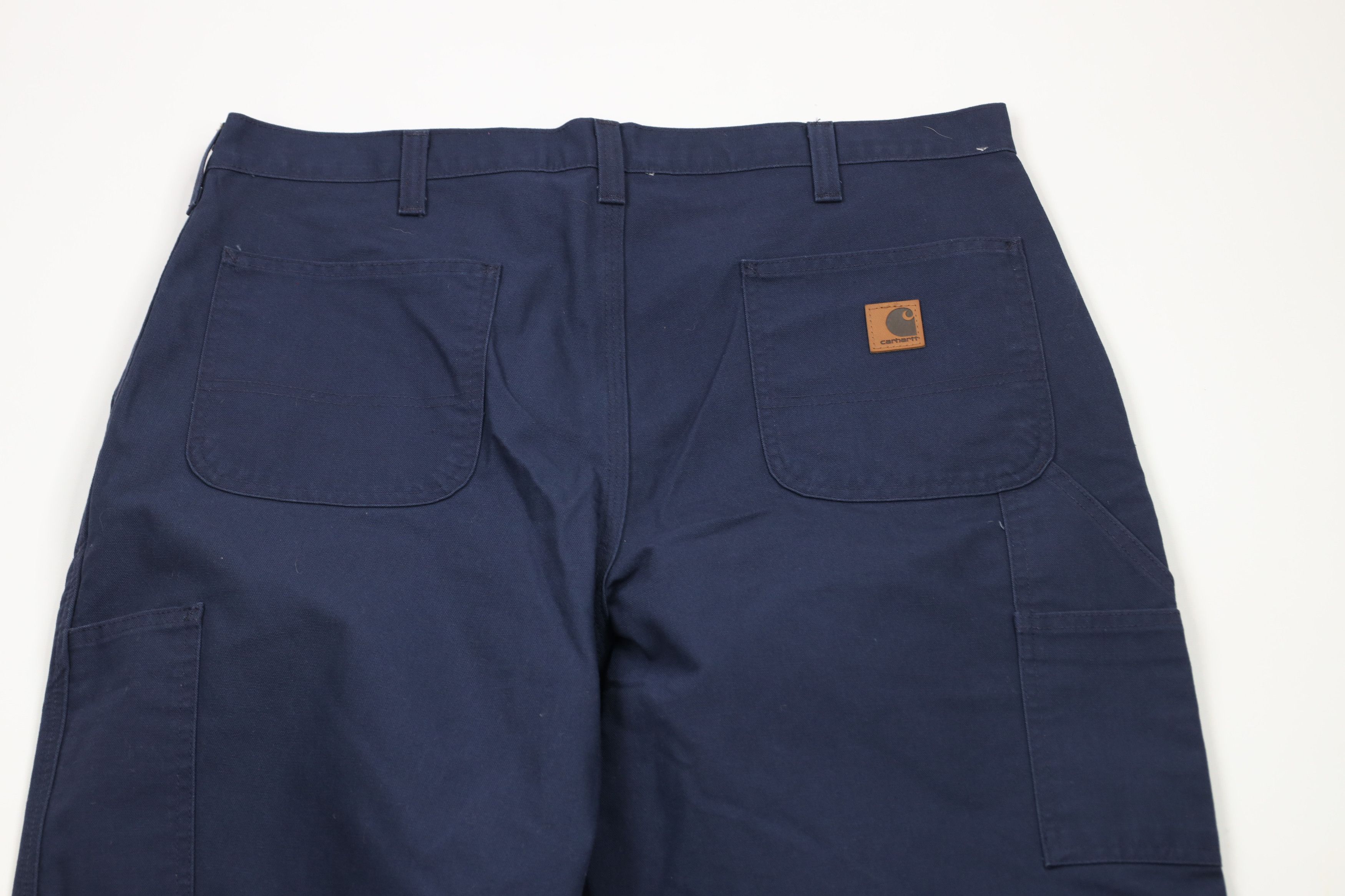 Carhartt × Vintage Vintage Carhartt Dungaree Wide Leg Canvas Pants Navy Blue Size US 38 / EU 54 - 11 Thumbnail