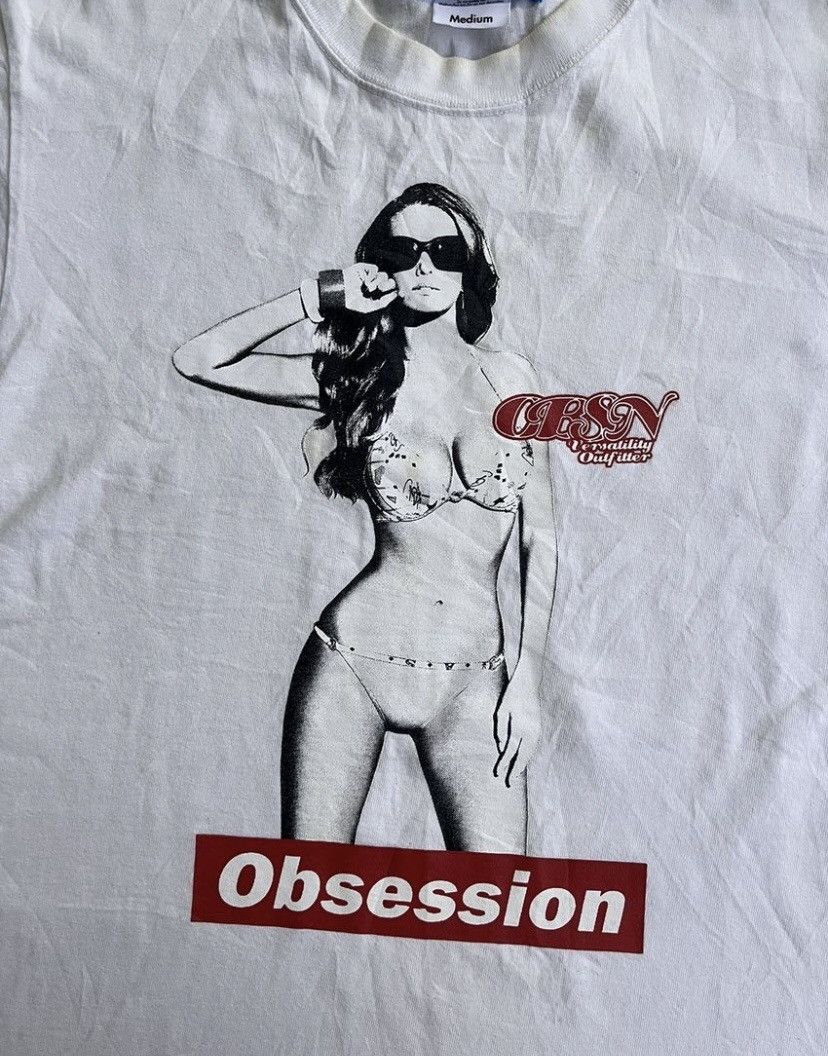 Hot Model Sex × Hysteric Glamour × Japanese Brand JAPANASE Y2K OBSESSION POEM TEE Size US M / EU 48-50 / 2 - 2 Thumbnail