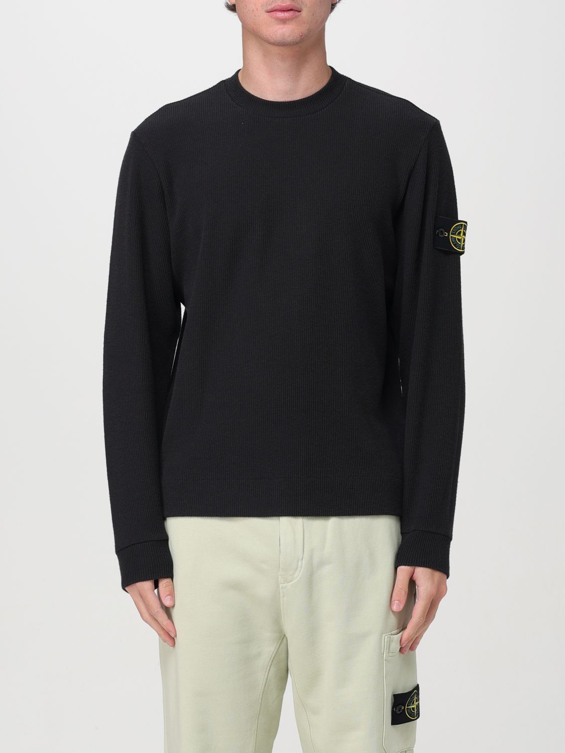 image of Stone Island Sweater Men Black (Size XL)