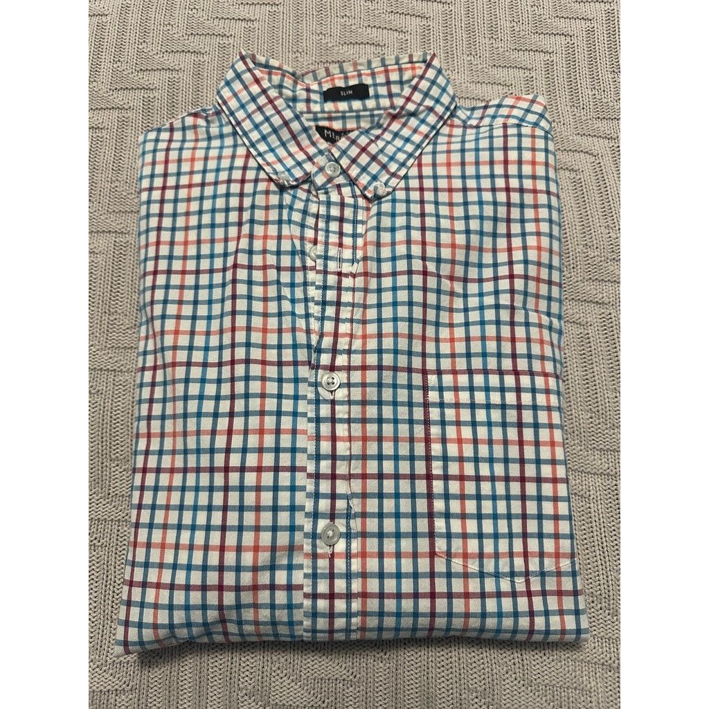 J.Crew J. Crew spring plaid slim fit button down size L Size US L / EU 52-54 / 3 - 1 Thumbnail