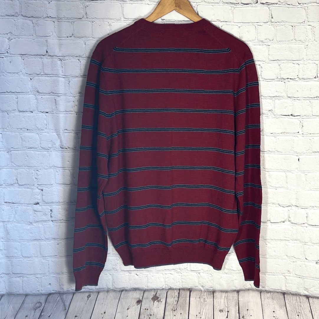 Brooks Brothers Brooks Brothers Sweater Mens Cardigan L Multicolor Striped Merino Wool Extra Fine Size US L / EU 52-54 / 3 - 4 Thumbnail