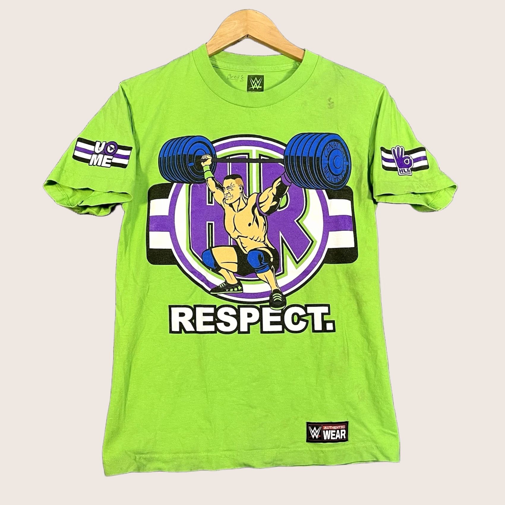 Doublet VINTAGE WWE John Cena T Shirt Small Neon Green Double Sided RESPECT Wrestling Mens Size US S / EU 44-46 / 1 - 1 Thumbnail