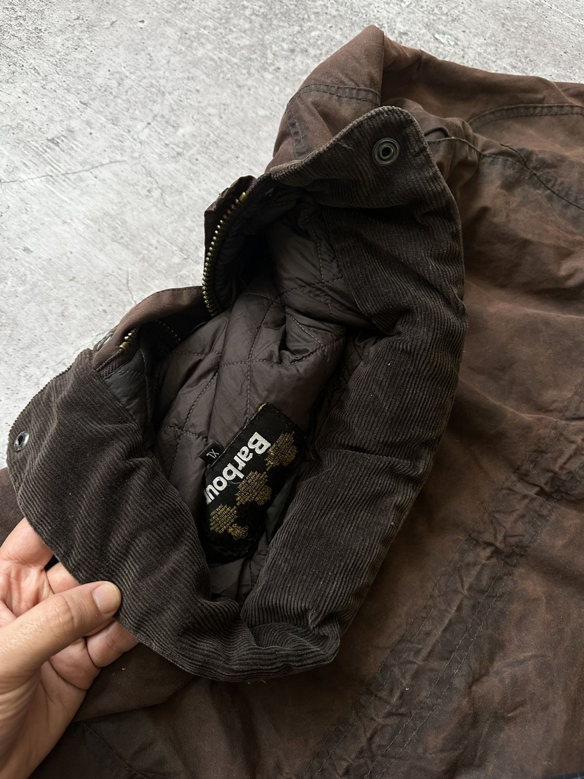 Barbour Vintage Barbour A357 Sapper Waxed Cotton Jacket Size US XL / EU 56 / 4 - 24 Thumbnail