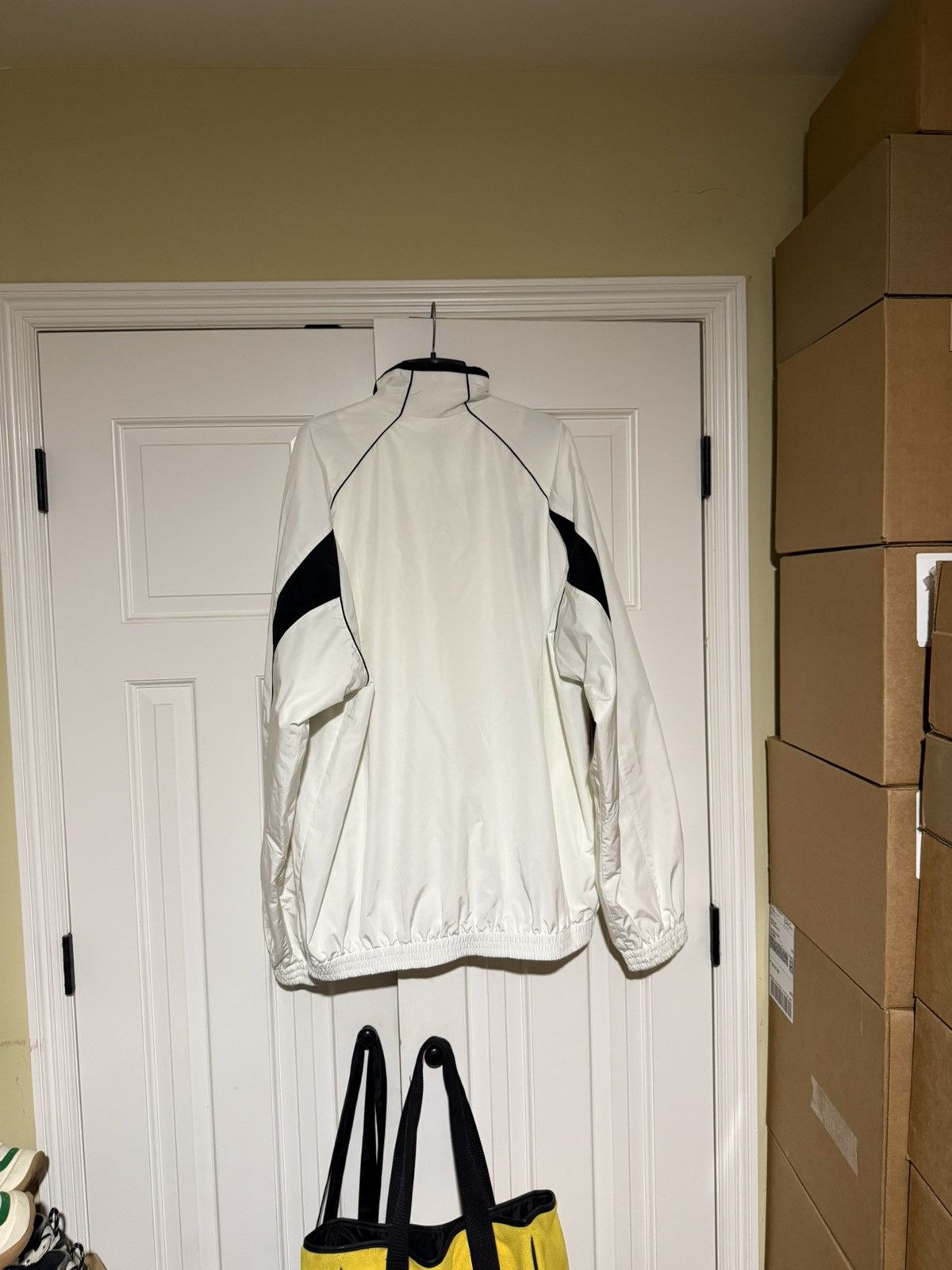 Balenciaga Balenciaga White/Red Sporty Track Zip-Up Jacket Size US XS / EU 42 / 0 - 2 Thumbnail