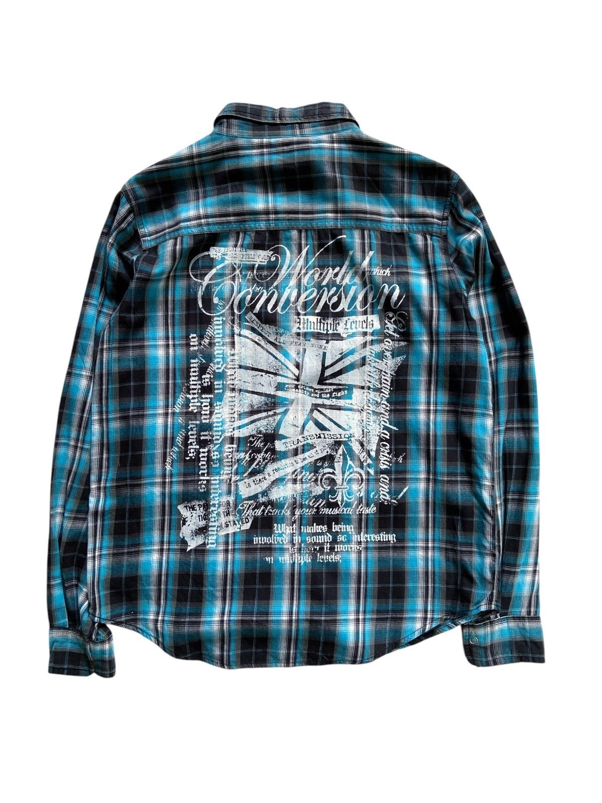 Japanese Brand DADAIST PUNK POEM BUTTON DOWN SHIRT Size US L / EU 52-54 / 3 - 2 Thumbnail