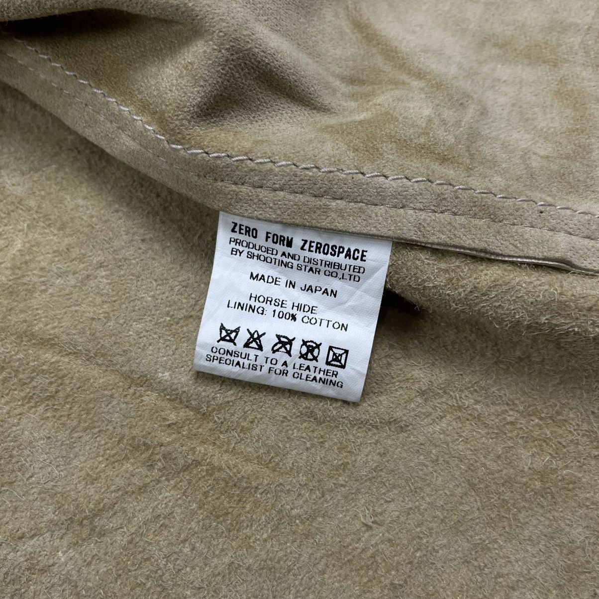 Isamu Katayama Backlash Zero Form Zerospace horse hide leather jacket double zipper Size US S / EU 44-46 / 1 - 12 Thumbnail