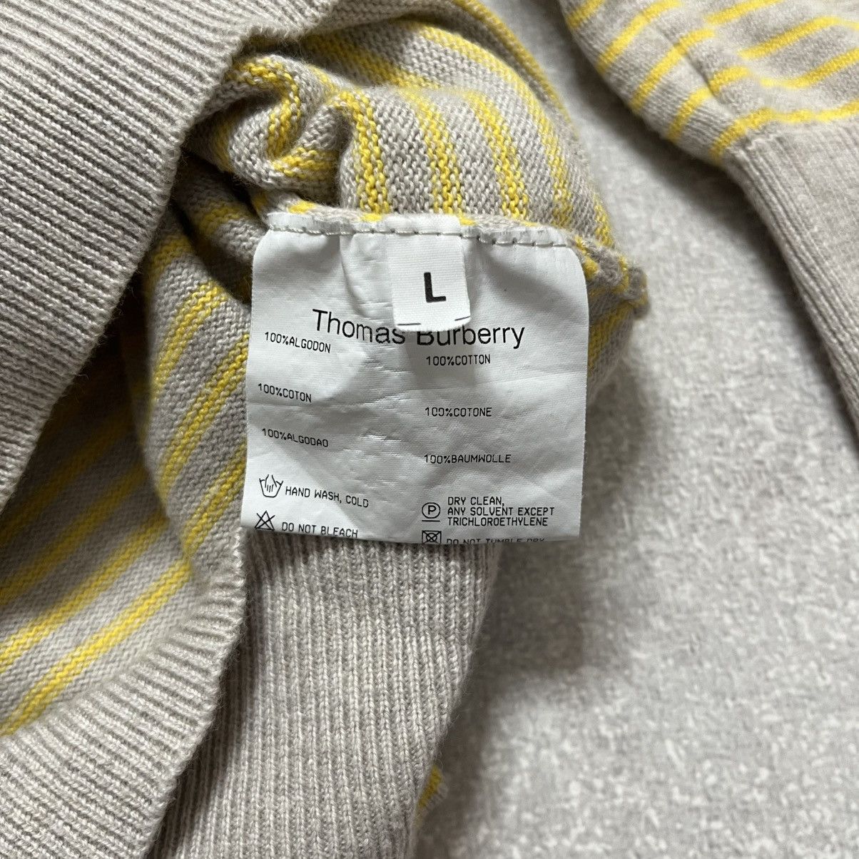 Burberry × Vintage Thomas Burberry sweatshirt vintage L Size US L / EU 52-54 / 3 - 5 Thumbnail