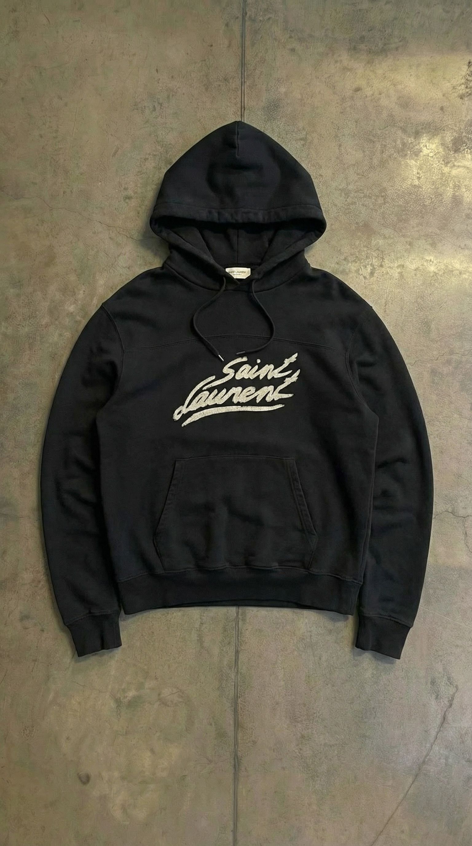 Saint Laurent Paris Saint Laurent Paris Signature logo hoodie