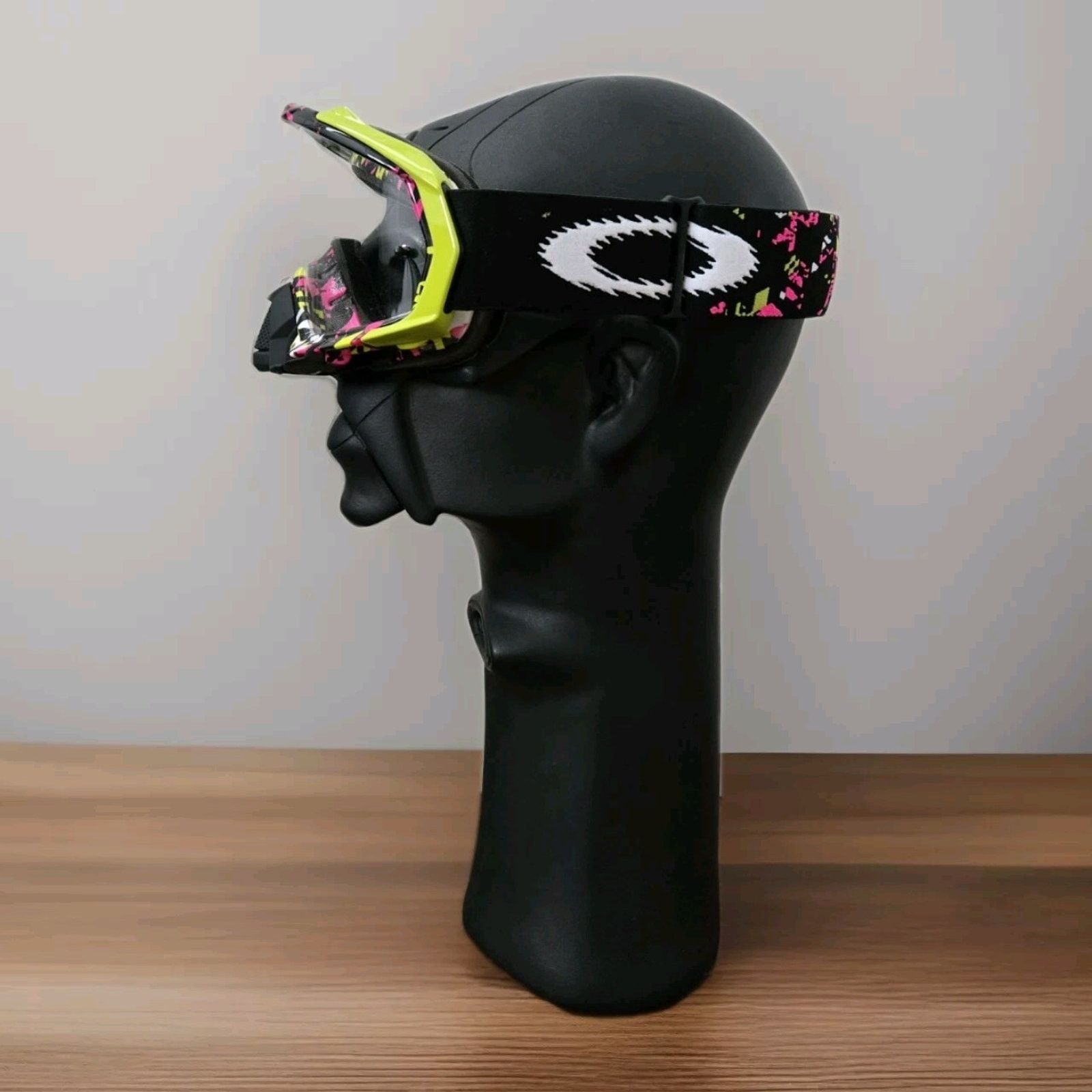 Oakley NEW Vintage Oakley Shattered Mayhem MX Anti Iridium Goggles Size 32 - 8 Thumbnail