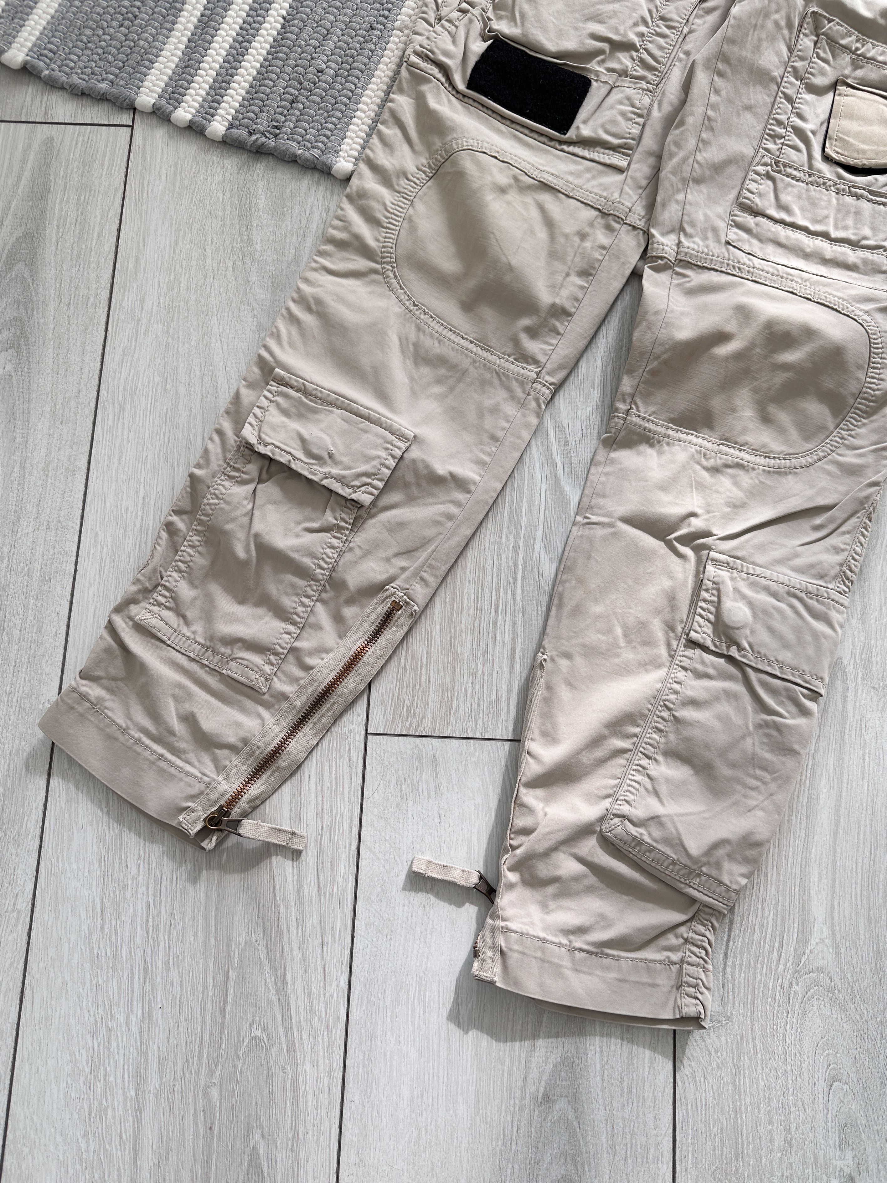Aeronautica Militare Aeronautica Militare Beige Multipocket Pants Size 30" / US 8 / IT 44 - 4 Thumbnail