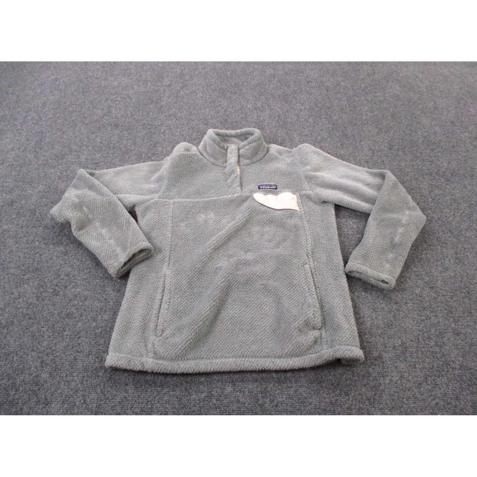 Patagonia Patagonia Jacket Womens M Gray Snap T Fleece Fuzzy Sweater Outdoor Size M / US 6-8 / IT 42-44 - 2 Thumbnail