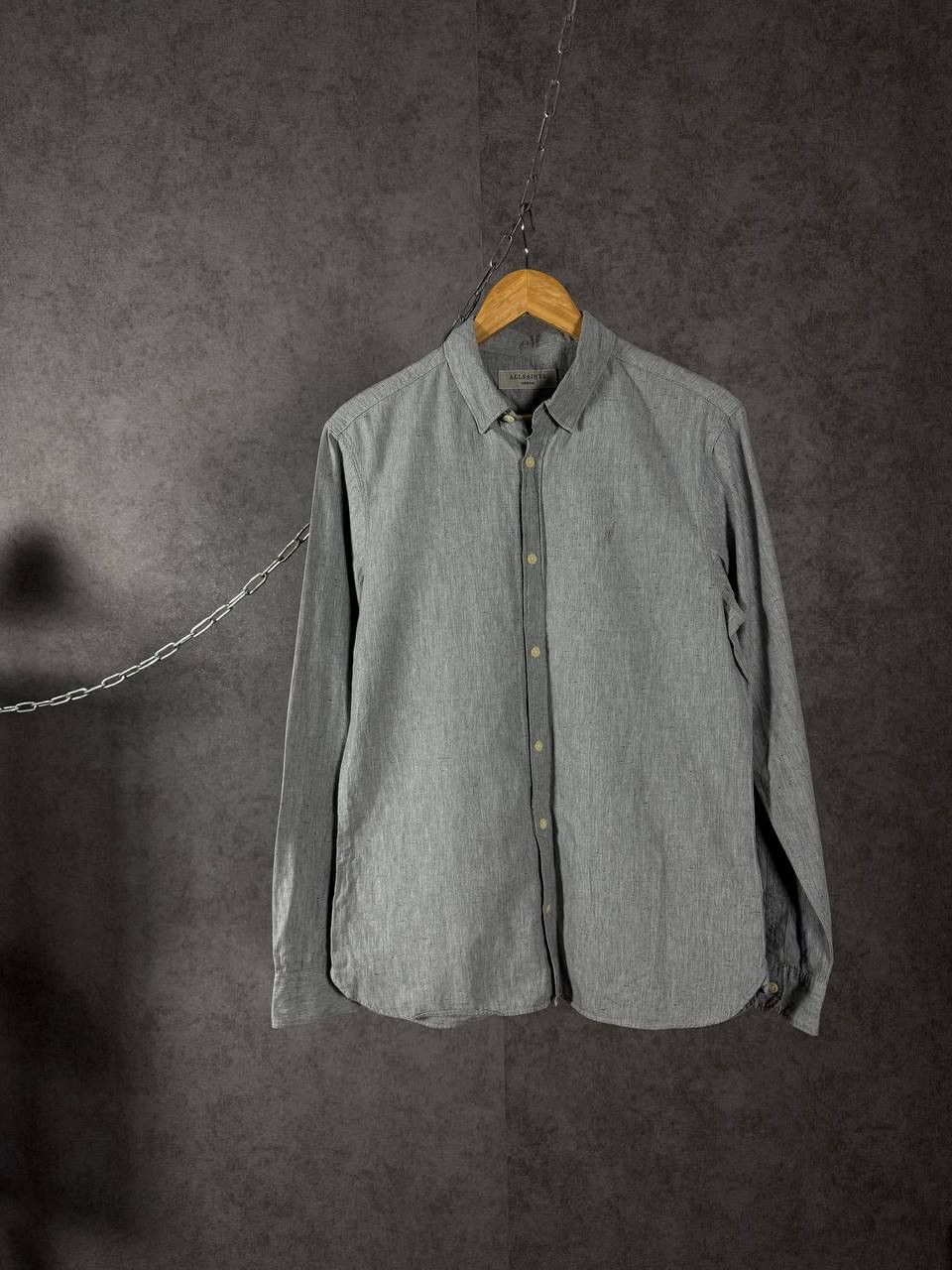 Allsaints Allsaints designer logo shirt Size US M / EU 48-50 / 2 - 1 Thumbnail