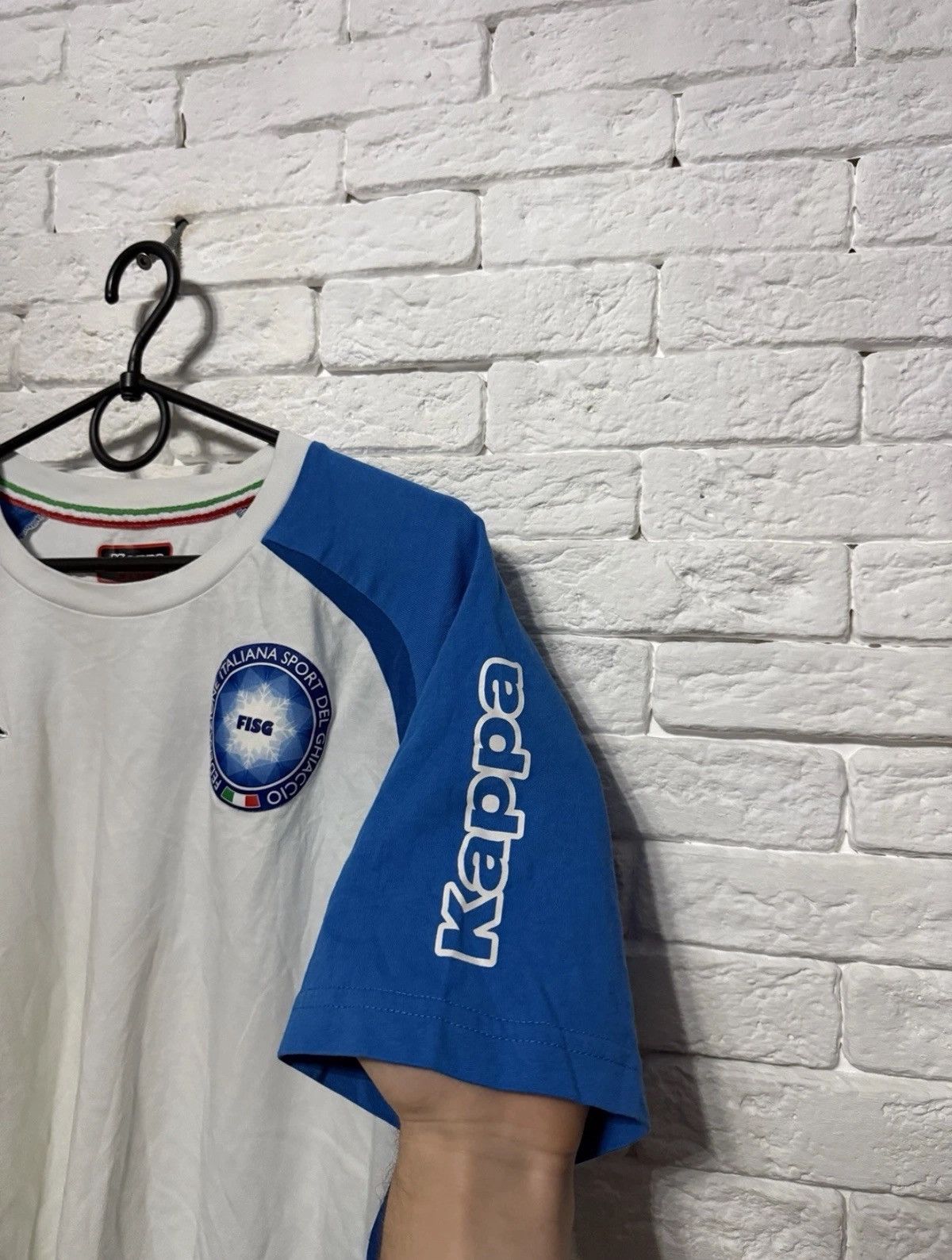 Kappa Kappa Italy Winter Sport Federation T-Shirt FISG Tee Jersey Size US XL / EU 56 / 4 - 5 Thumbnail