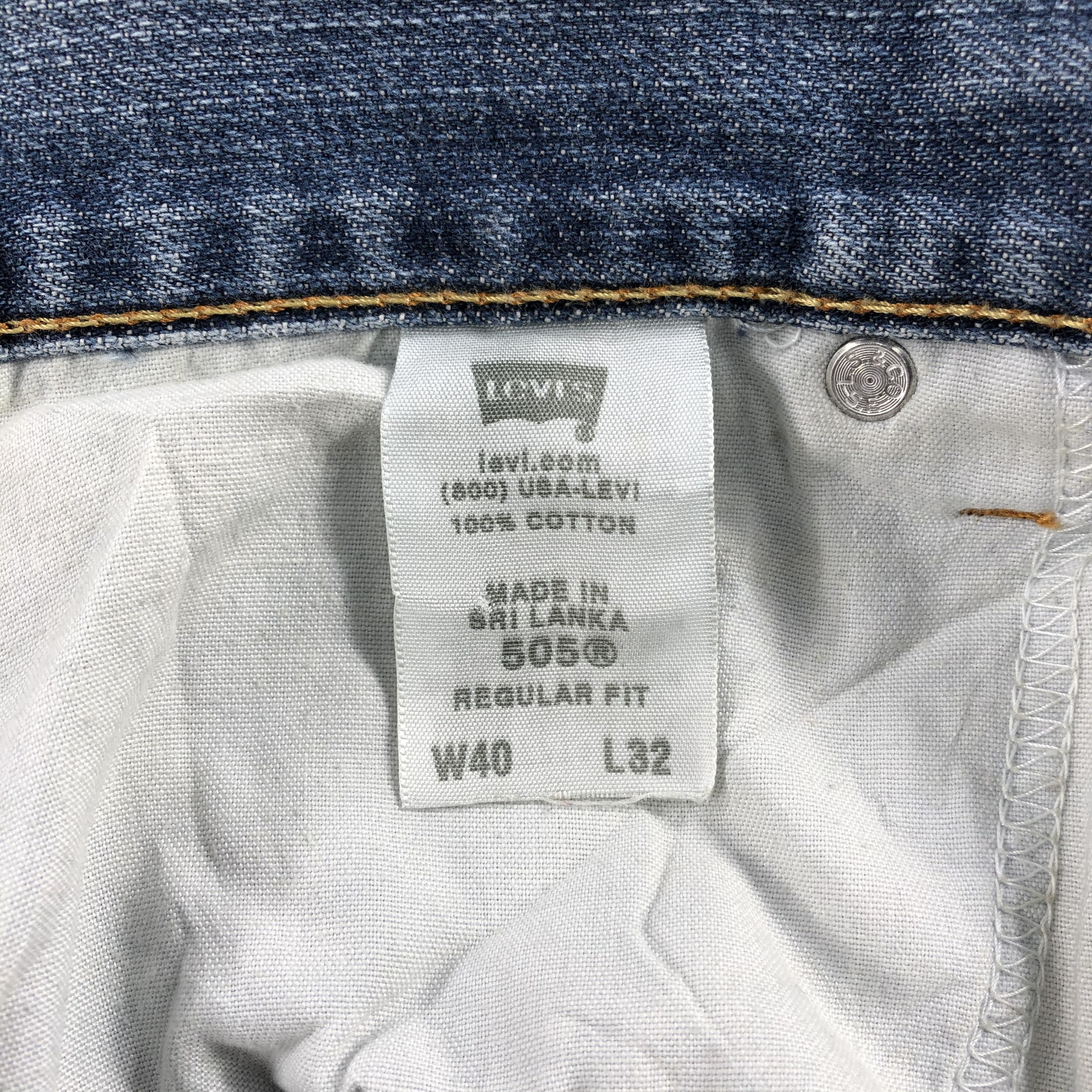 Levi's × Vintage Vintage Levis Jeans Lot 505 -JM764 Size US 41 - 10 Thumbnail