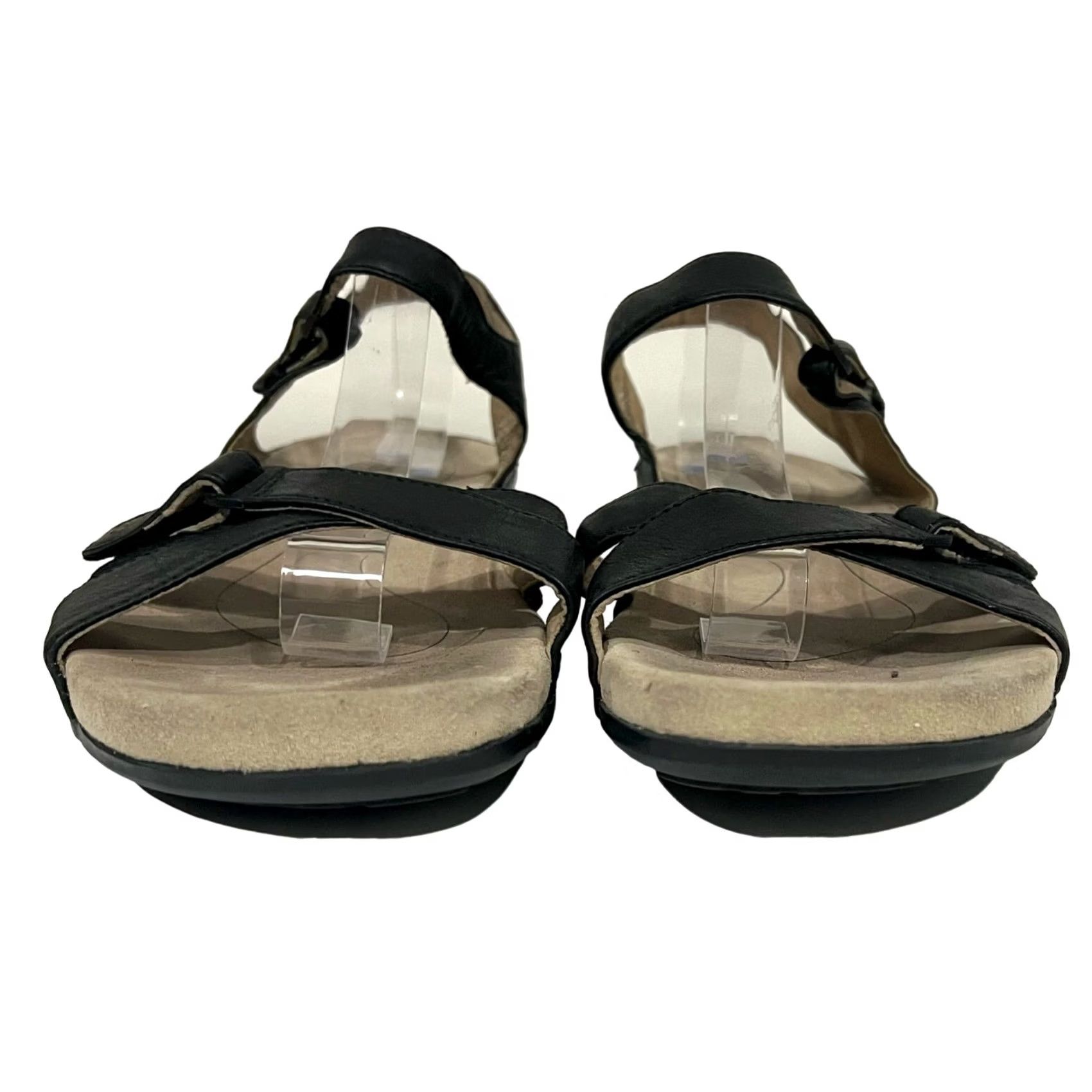 Rockport Rockport Women's Sandals Flat Leather Footbed Black 9.5M Size US 10 / IT 40 - 6 Thumbnail