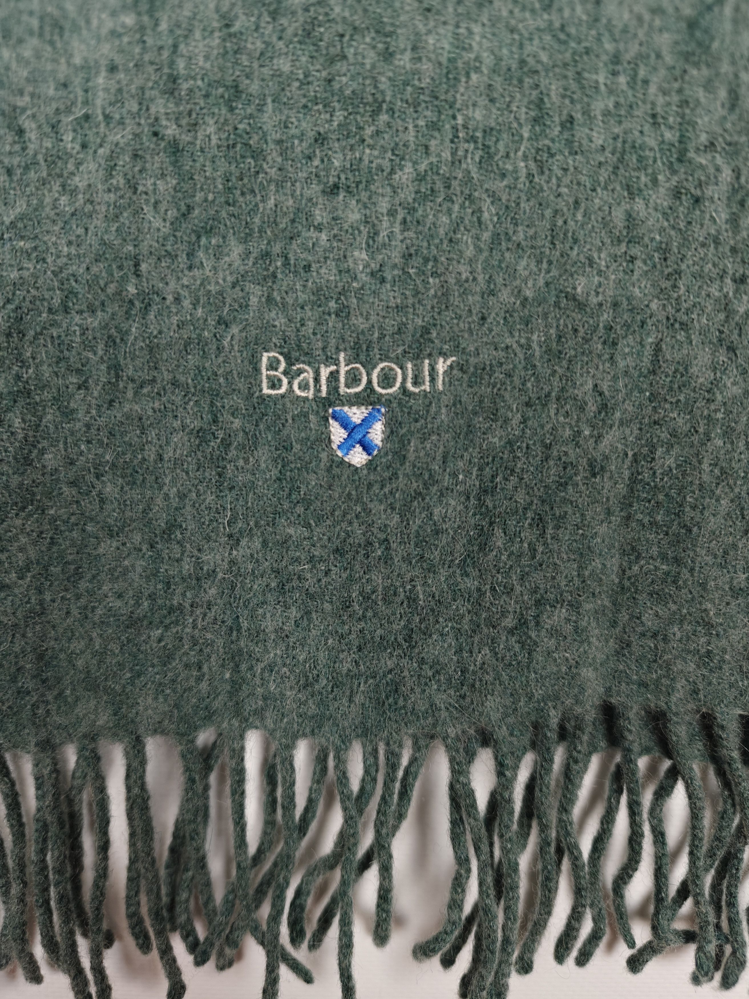Barbour Barbour Lambswool Scarf Green Size ONE SIZE - 6 Thumbnail