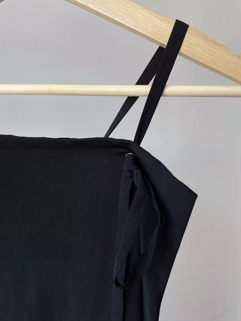 Y's Y's Black halter dress long dress Size ONE SIZE - 3 Thumbnail