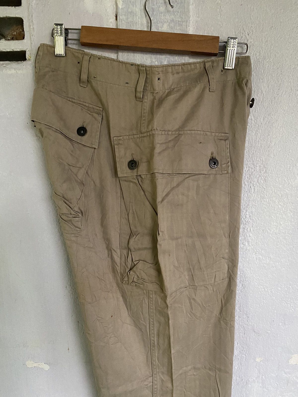 Japanese Brand × Vintage CAB CLOTHING Military Multi Pocket Cargo Monkey Pants Size US 30 / EU 46 - 13 Thumbnail