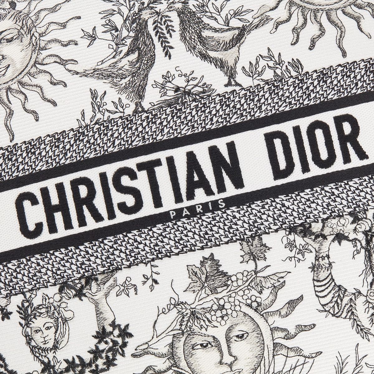 Dior o1bcso1str0226 Size:OS/Square Pillow in White/Black Size ONE SIZE - 3 Thumbnail