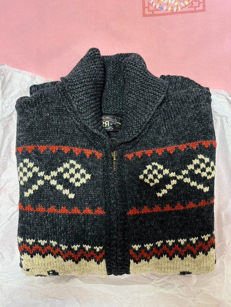 RRL Ralph Lauren RRL Ralph Lauren Western handmade sweater Size US L / EU 52-54 / 3 - 3 Thumbnail