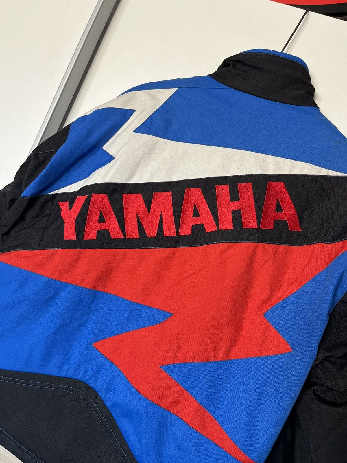 Vintage × Yamaha Vintage 90’s Yamaha Zig Zag Racing Jacket Moto Forma1 Opium Size US XL / EU 56 / 4 - 11 Thumbnail
