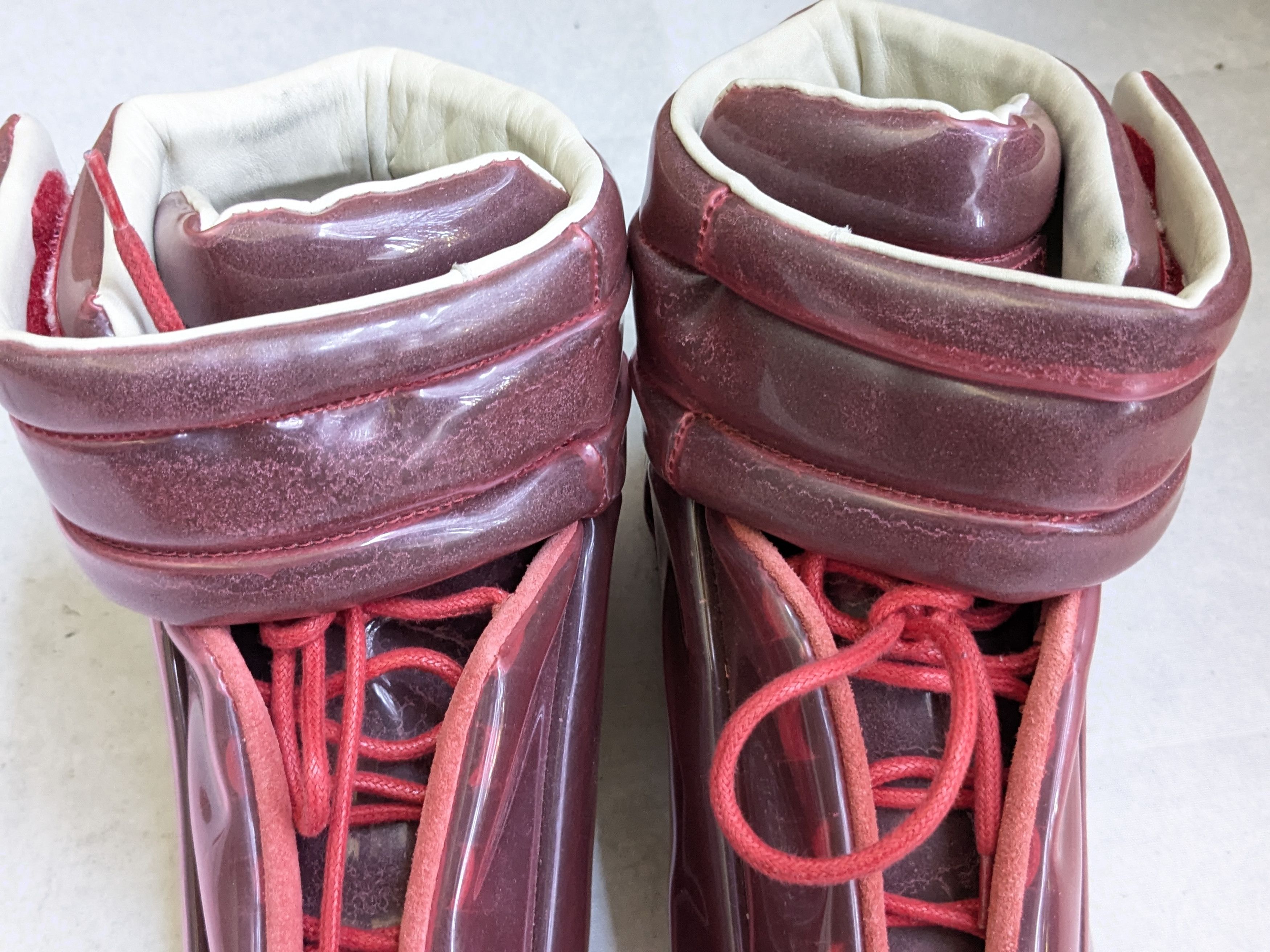 Maison Margiela Maison Margiela Future “PVC” Red 10 43 High Tops Size US 10 / EU 43 - 7 Thumbnail