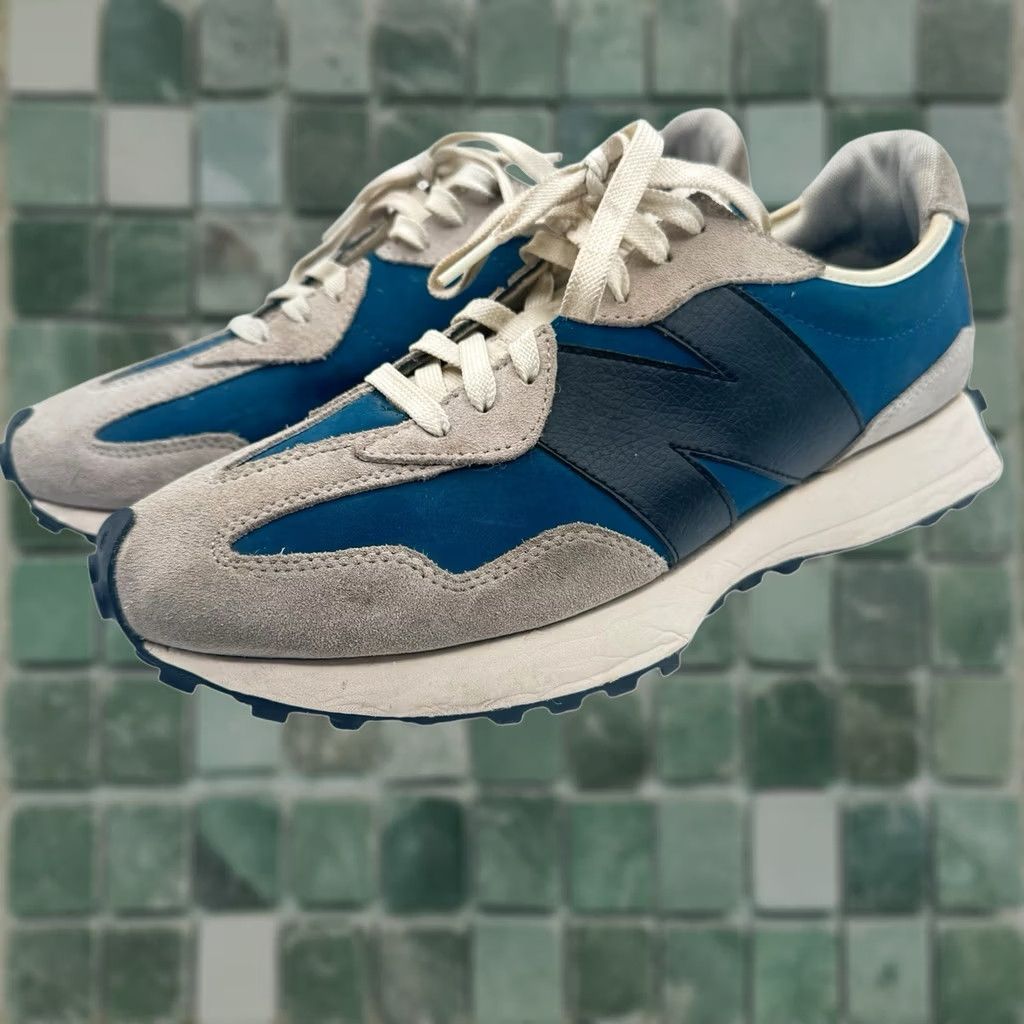 New Balance New Balance MS327 Sneaker Gray Teal Spotted Mens 12 Shoe Athletic Lace Up 2021 Size US 12 / EU 45 - 1 Thumbnail