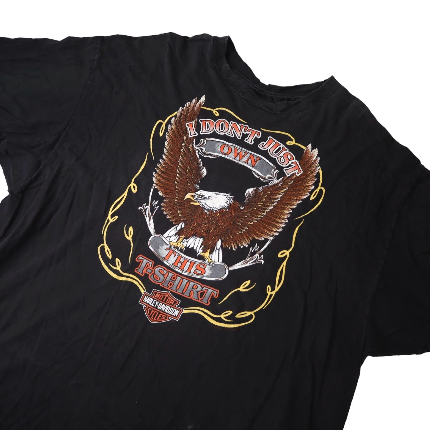 Harley Davidson VINTAGE Harley Davidson I Dont Just Own The T Shirt Graphic T Black 2XL Mens T-Shirt XXL USA Made Graphic 1989 Size US XXL / EU 58 / 5 - 2 Thumbnail