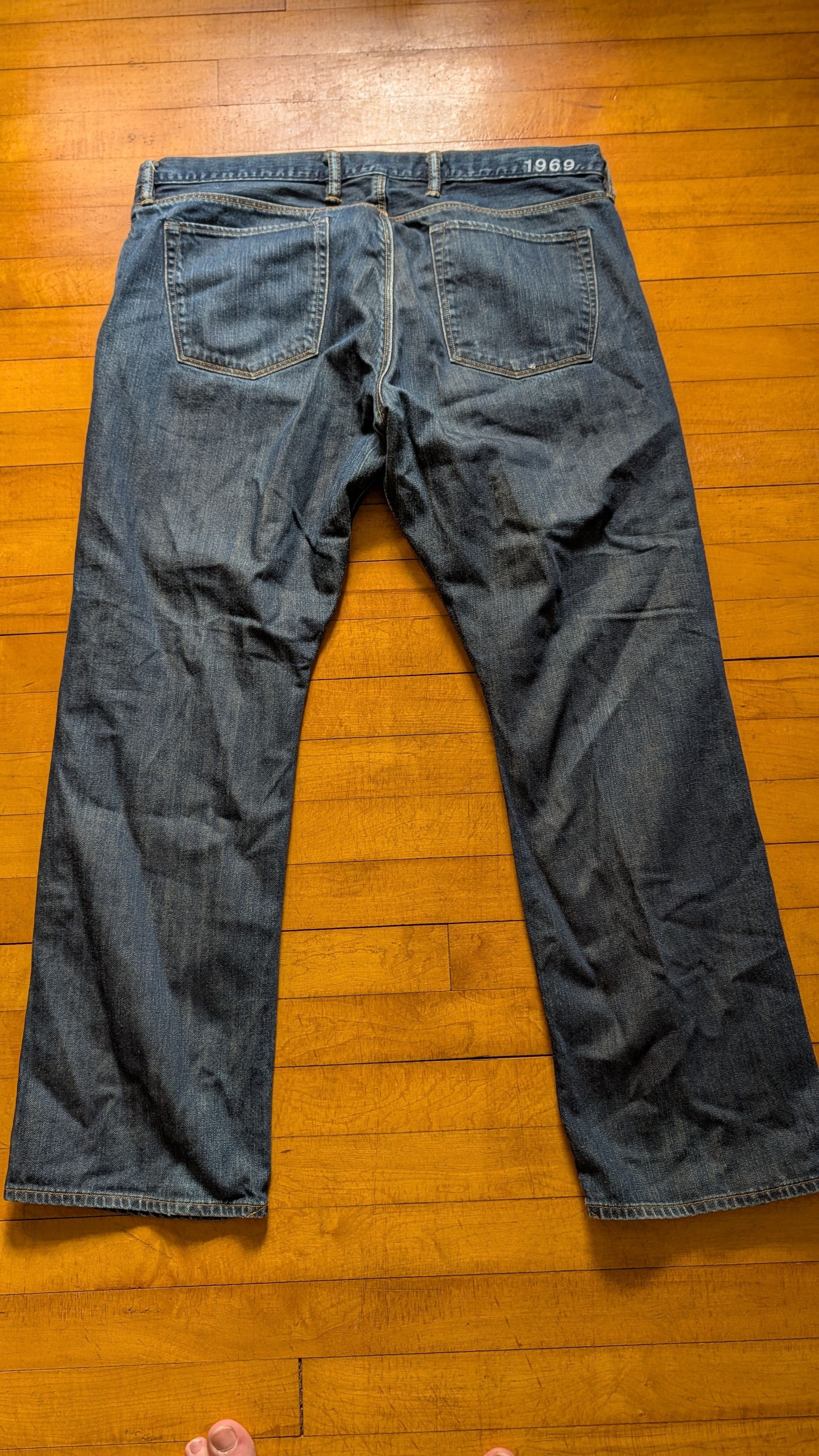 Gap GAP 1969 Men's Straight Jeans 38x30 Size US 38 / EU 54 - 3 Thumbnail