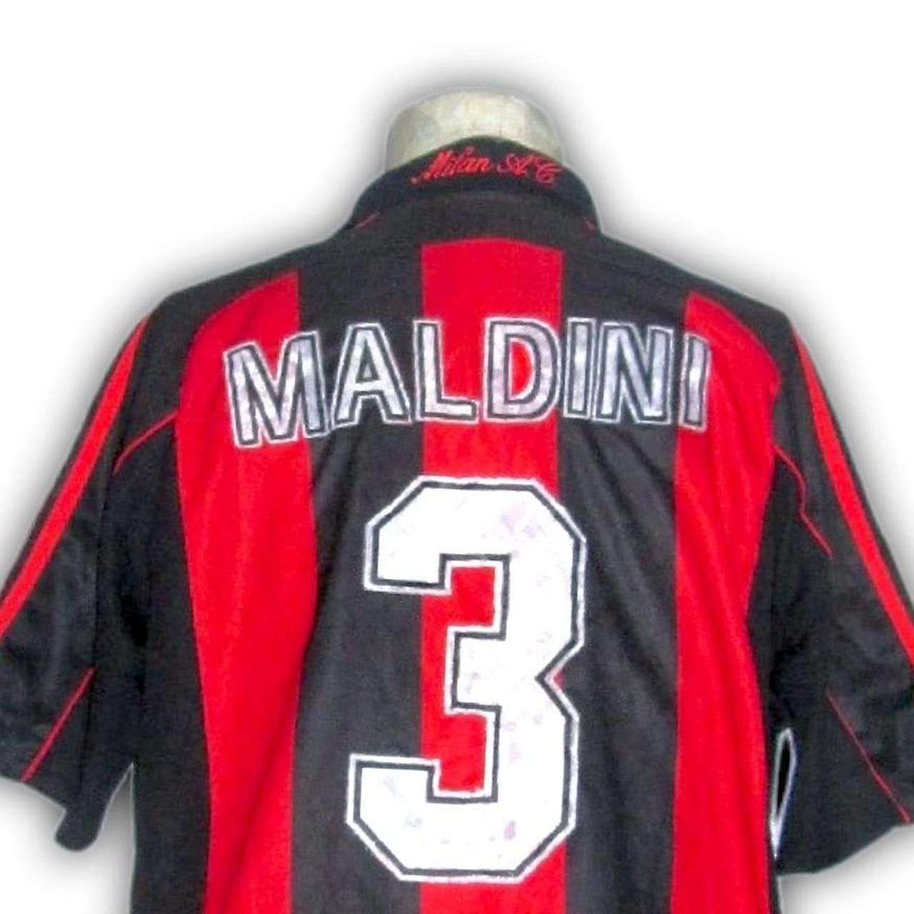 Adidas Ac Milan Italy 2000 2001 2002 Home Shirt Jersey Size US L / EU 52-54 / 3 - 1 Thumbnail