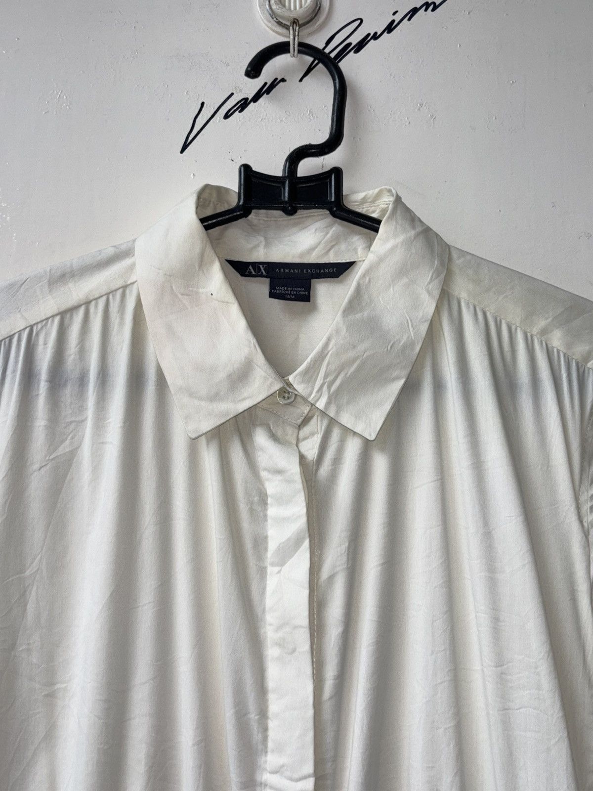 Armani Exchange ARMANI EXCHANGE White Shirt Size US XS / EU 42 / 0 - 14 Thumbnail