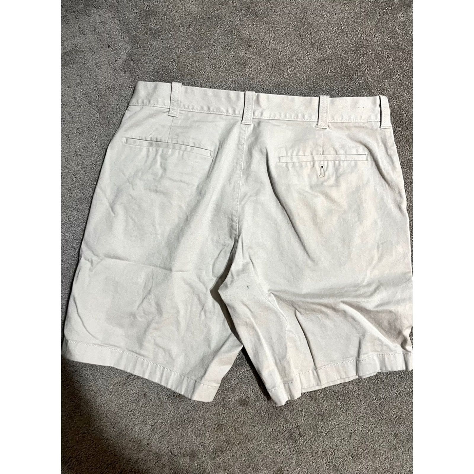 J.Crew J. CREW Shorts 33 Beige Cotton 9" Inseam Preppy Country Club Men's Size US 33 - 2 Thumbnail