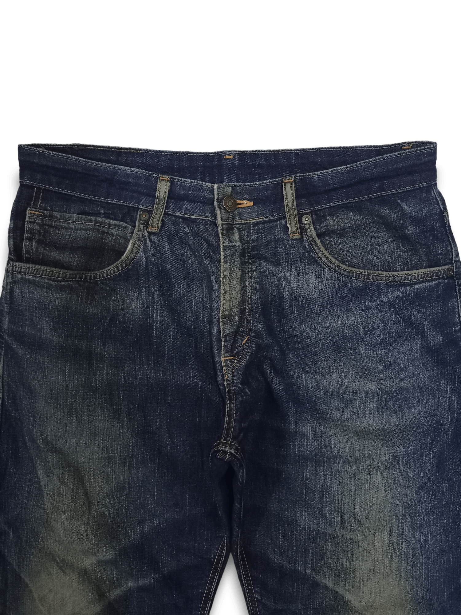 Edwin × Japanese Brand Exclusive Vintage Edwin XV Mud Wash Distressed Baggy Jeans Size US 35 - 4 Thumbnail