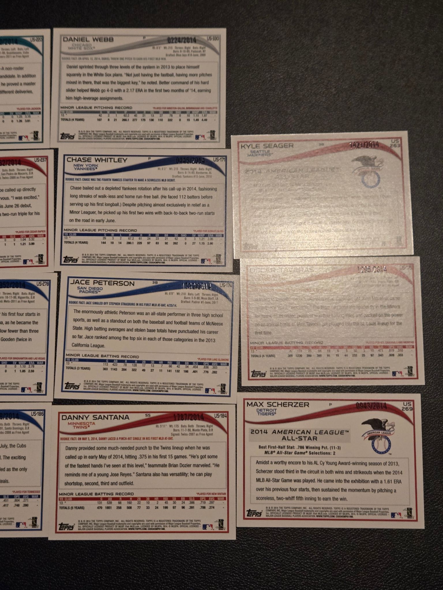 Other Topps 2014 Rookie Card Lot 14 Gold Parallel #/2014 Freeman Size ONE SIZE - 5 Thumbnail