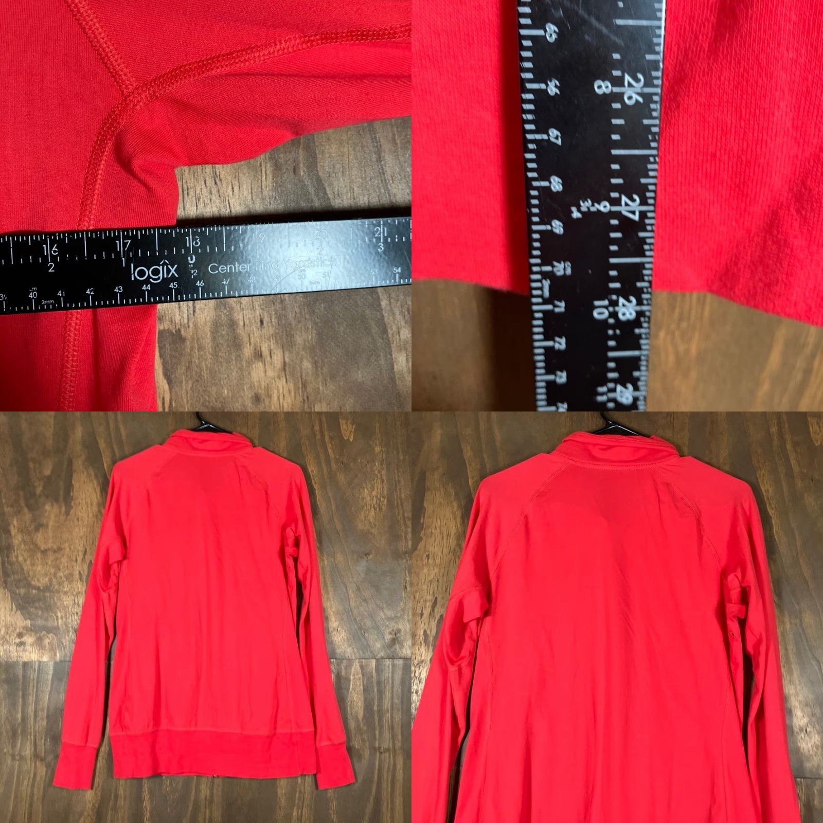 Nike Nike Womens Jacket Red Full Zip Dri Fit Athletic Performance Stretch Large Size L / US 10 / IT 46 - 8 Thumbnail