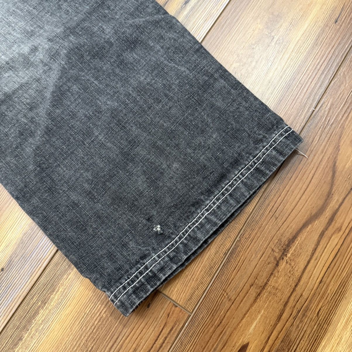 Other Vintage Black Baggy Skate Y2K Denim Jeans Southpole Style Size US 34 / EU 50 - 5 Thumbnail